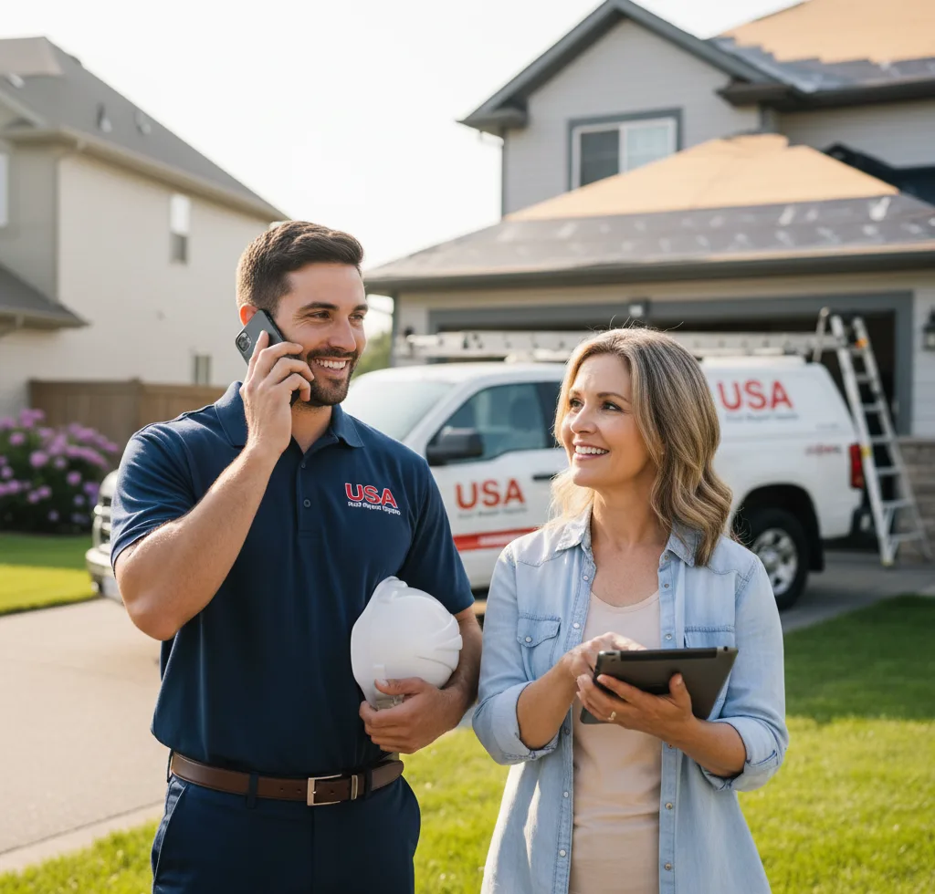 USA Roof Repair Experts customer support in Carpenter